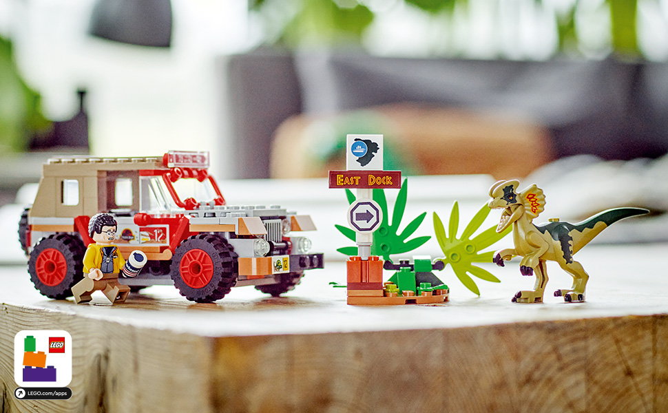 LEGO-Jurassic-World-Dilophosaurus-Ambush-76958-Building-Toy-Set-Fun-Playset-for-Kids-Who-Love-Dinosa-lrm76958